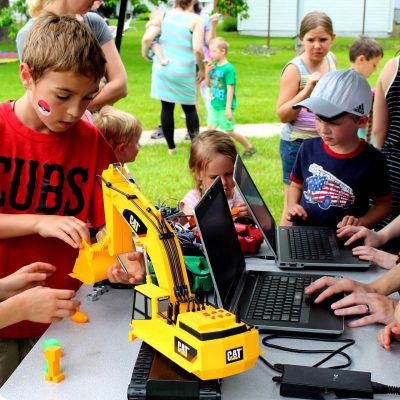 We do Summer Camps for Kids and sometimes we do free STEM events these kids had a lot of fun learning STEM