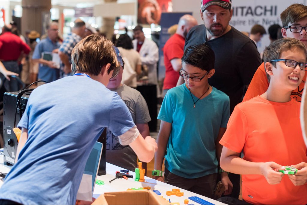 Kinvert taught about 3D Printing and more at Maker Faire Detroit this year.