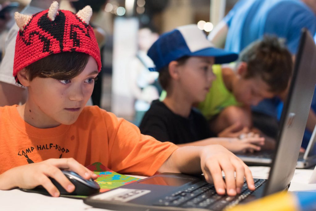 Kids test video game design at Maker Faire Detroit