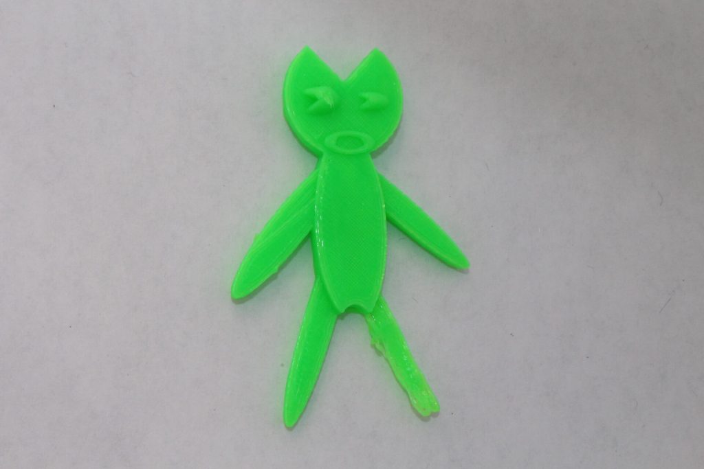 Another bendy character that a student 3d printed in this Kinvert class