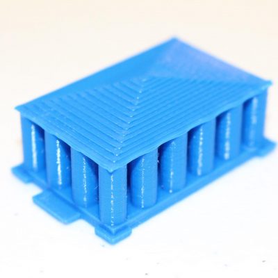 3D Printed Greek Temple made in Kinvert STEM Class for Kids and Teens