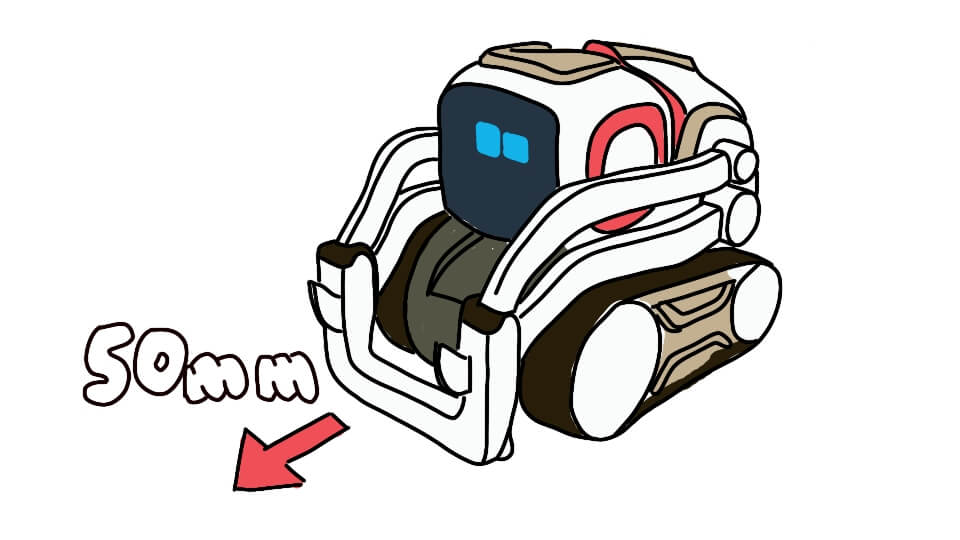 Let Cozmo drive straight by using cozmo.robot.Robot.drive_straight() in Python with Kinvert