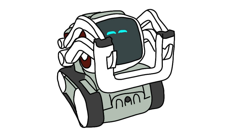 Cozmo does victory dance in kids robotics python education class by Kinvert play_anim_trigger