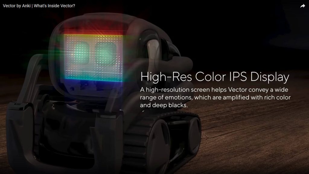 Anki Vector Face IPS Display is now full color rgb and higher resolution, a great addition to the Anki Vector SDK