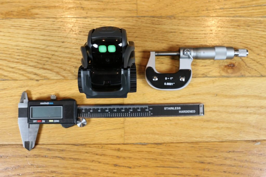 Anki Vector distance sensor using proximity to make a verbal ruler Kinvert Vector Example