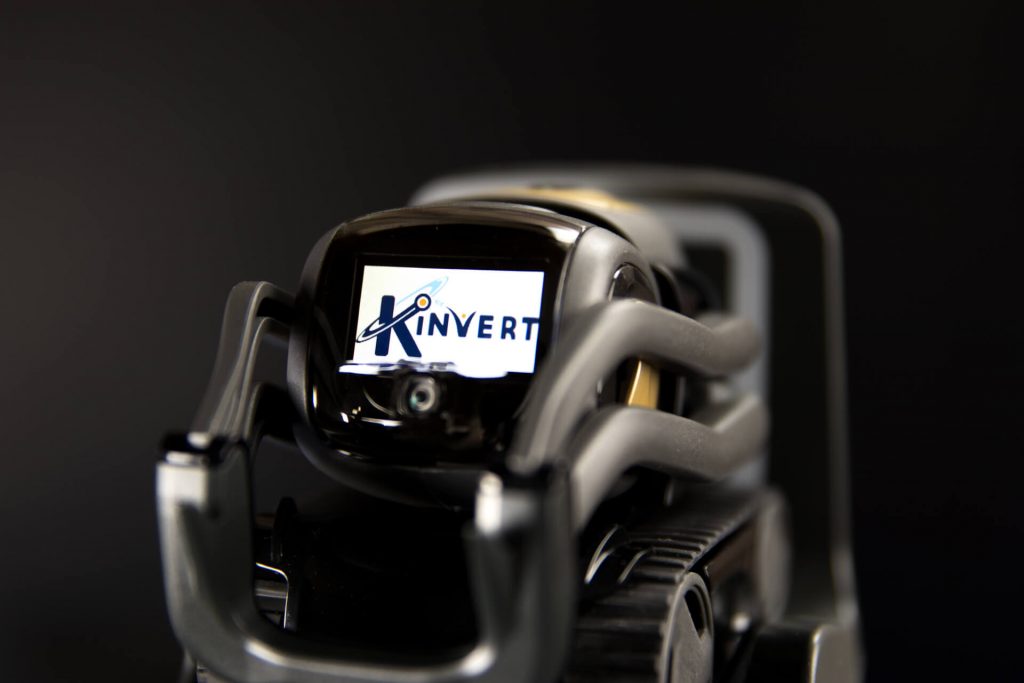 Anki Vector SDK Python programmable robot Kinvert face screen example