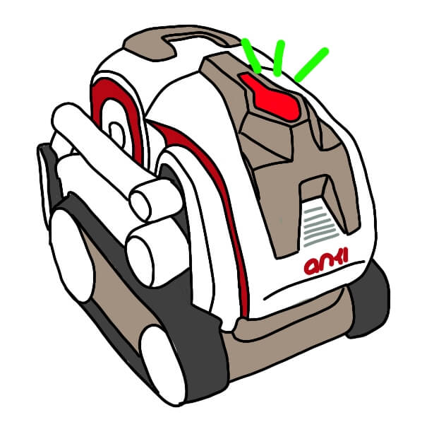 Cozmo backpack lights with set_all_backpack_lights command by Kinvert