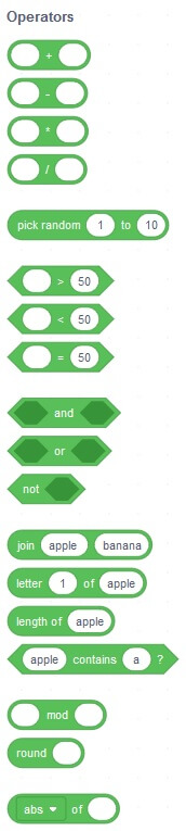 MIT Scratch 3.0 added some new operator blocks for strings in the new version of MIT Scratch